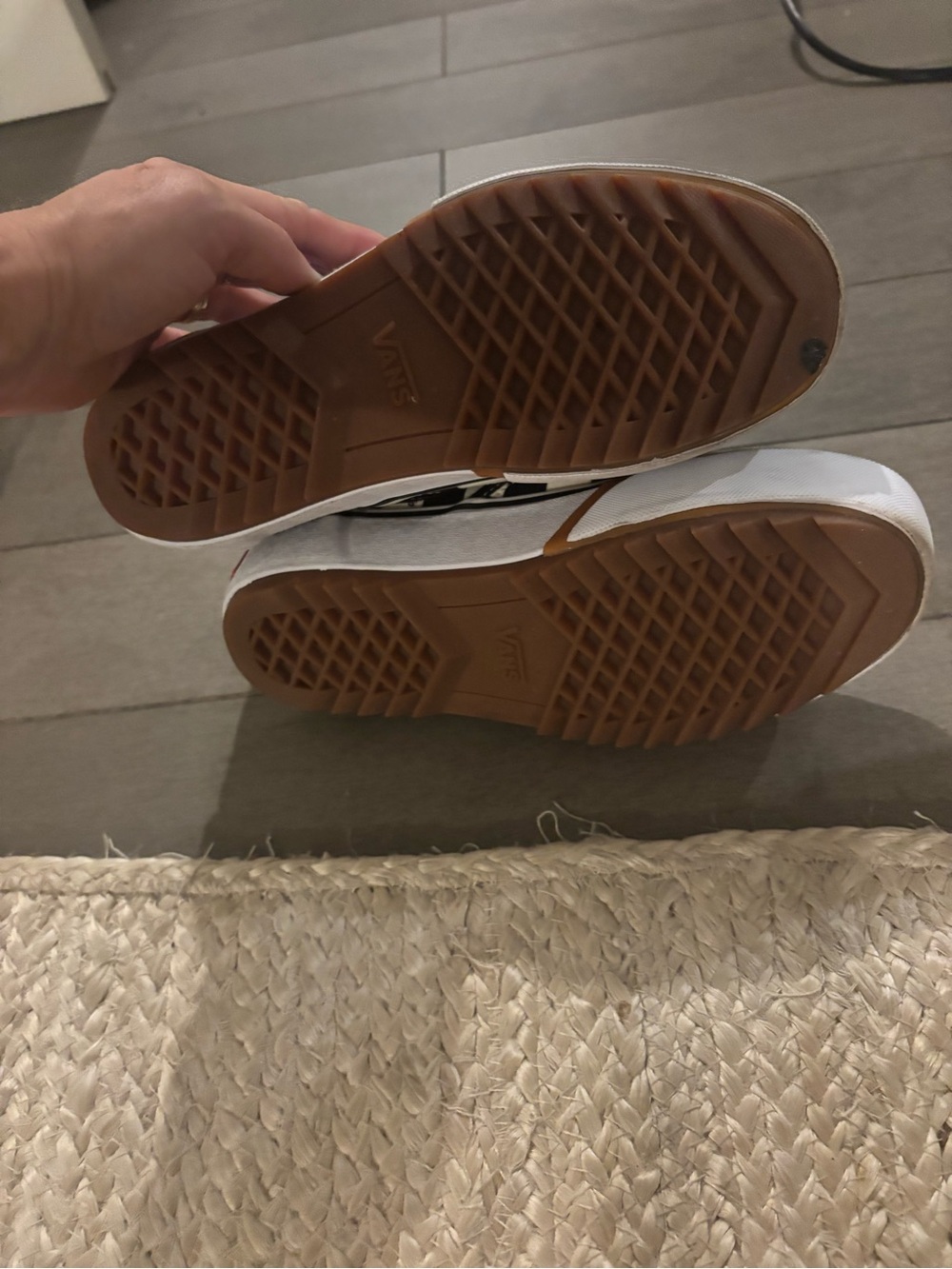 Vans Era Stacked White Checkerboard Sneakers - Picture 4 of 5